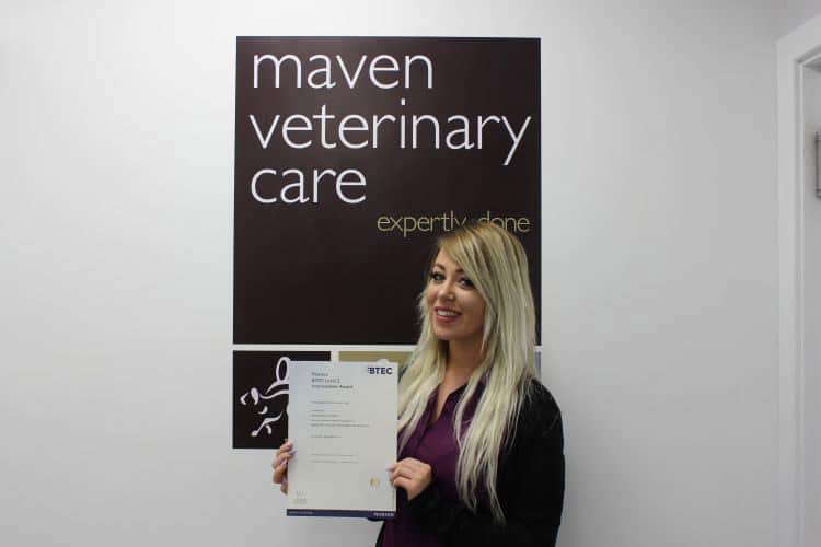Michaela awarded BTEC